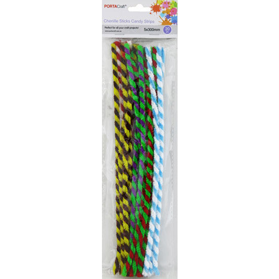 Chenille Stems 5mm 20pc - Candy Mix