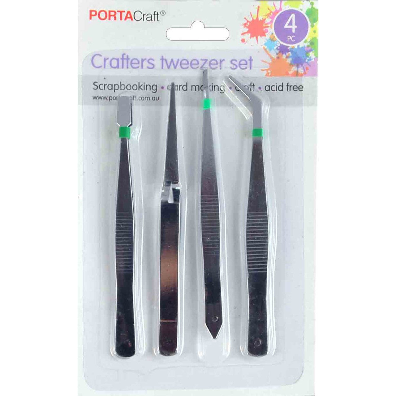Tweezer Set 4pc