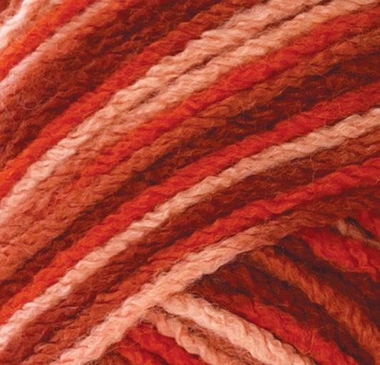 8ply Yarn Variegated Fire 100g by Porta Craft
