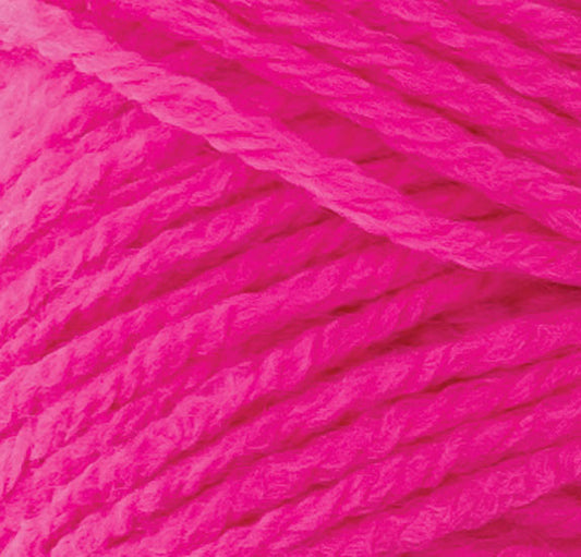 8ply Yarn High Viz Pink 100g by Porta Craft
