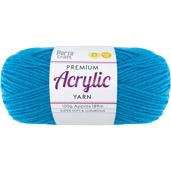 8ply Knitting Yarn 100g - Hot Blue