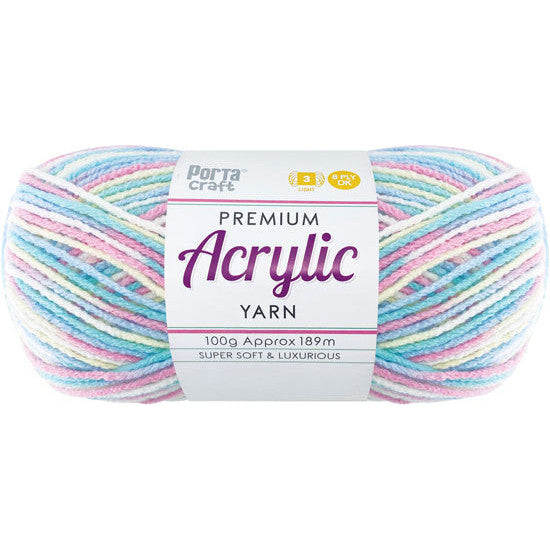 8ply Knitting Yarn 100g - Variegated Flutterby