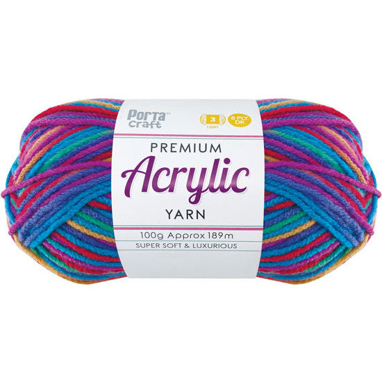 8ply Knitting Yarn 100g - Variegated Jelly Belly