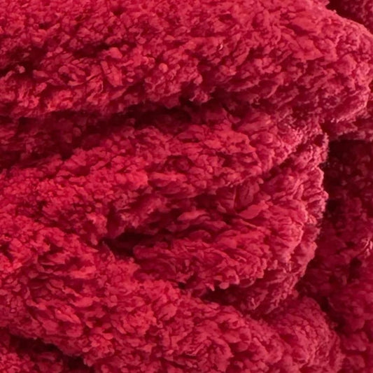 Mega Chenille Yarn 300g 29m 20ply Solid Crimson