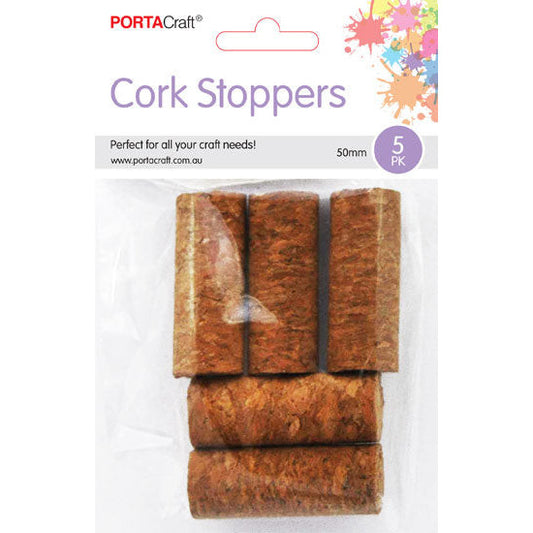 Cork Stoppers 50mm 5pk