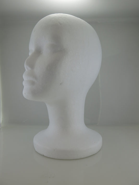 Polystyrene Head - 30cm Tall 53cm Diameter