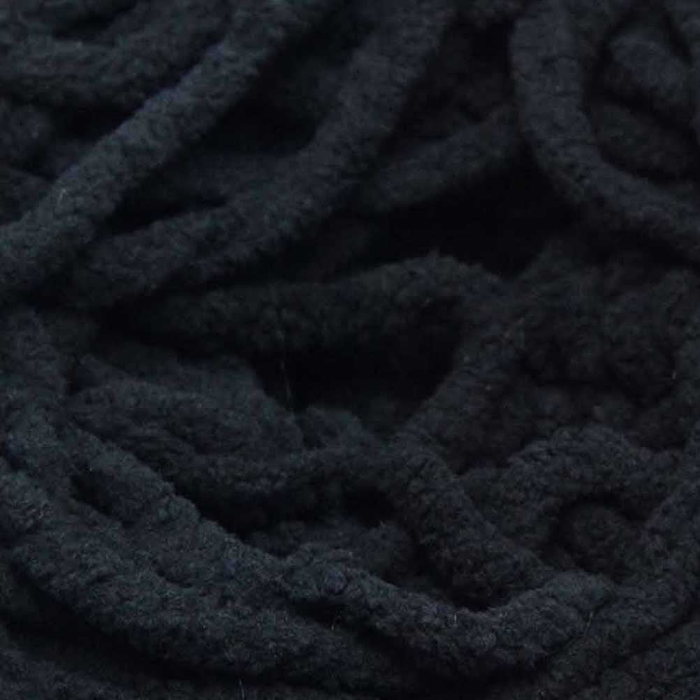 Porta Craft Chenille Blanket Yarn 12ply Black