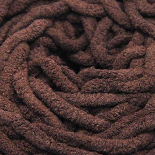Porta Craft Chenille Blanket Yarn 12ply Chocolate