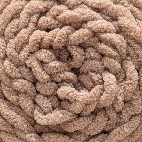 Porta Craft Chenille Blanket Yarn 12ply Latte