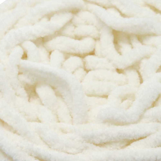 Porta Craft Chenille Blanket Yarn 12ply Solid Cream