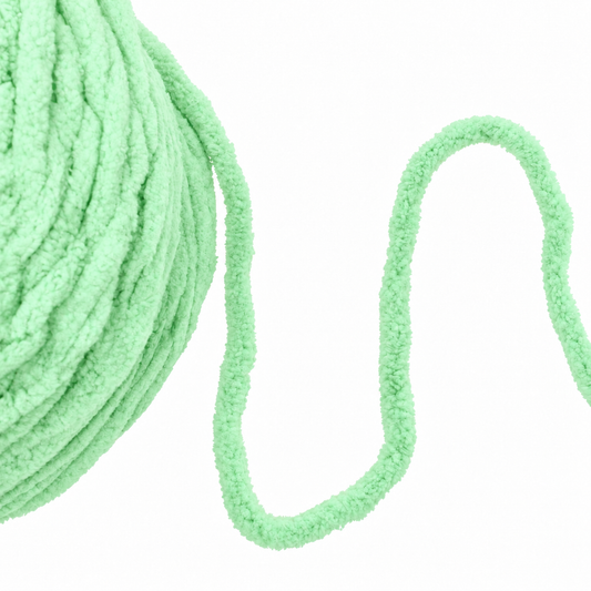 Chenille Blanket Yarn 100g 80m 12ply - Mint