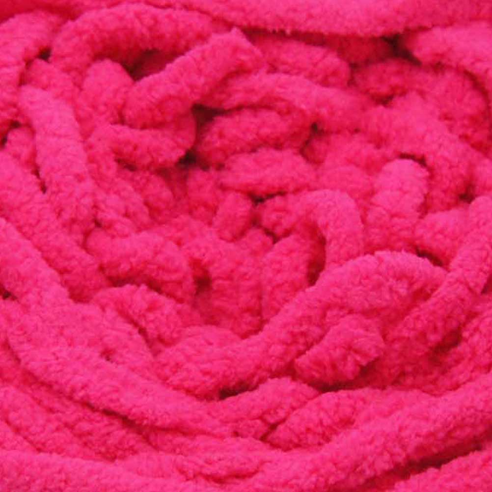 Porta Craft Chenille Blanket Yarn 12ply Hot Pink