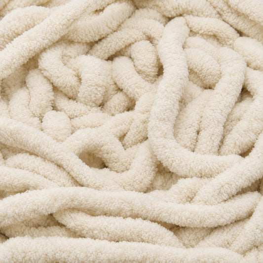 Porta Craft Chenille Blanket Yarn 12ply Ivory