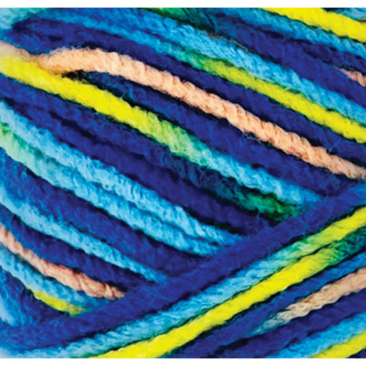 Buy Variegated Paddle Pops 8ply acrylic yarn Australia 100g 189m bright multicolour yarn for kids toys summer crochet and fun colourful blankets