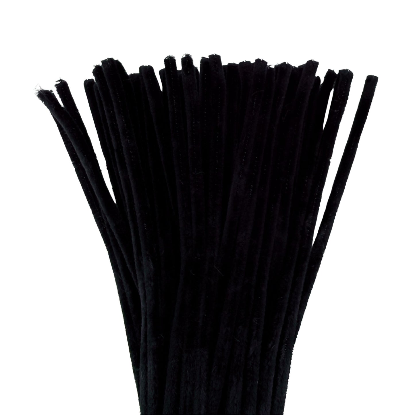 Chenille Stems 6mm 50pk - Black