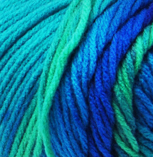 Stripes Acrylic Yarn 100g 188m 8ply - Cool