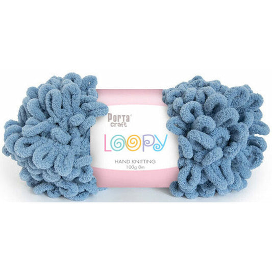 Loopy Yarn 100g 8m - Sky Blue
