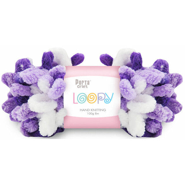 Loopy Yarn 100g 8m - Purple