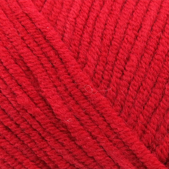 Luxe Cotton Blend Yarn 100g 220m 8ply - Mailbox Red