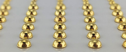 Acrylic Dots 3 & 5mm 120pk - Gold