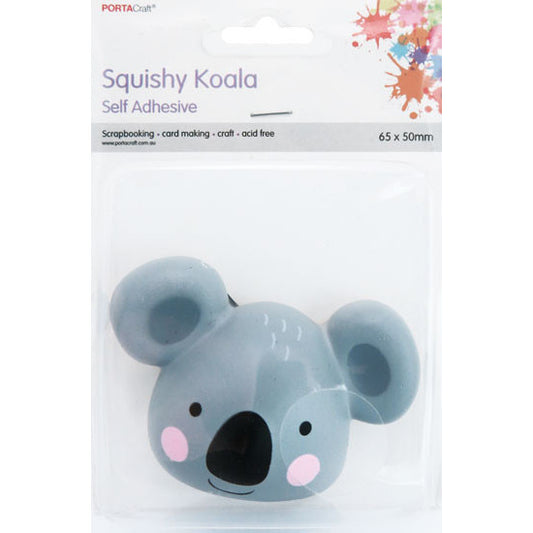Squishy Aussie Koala Self-Adhesive 65x50mm