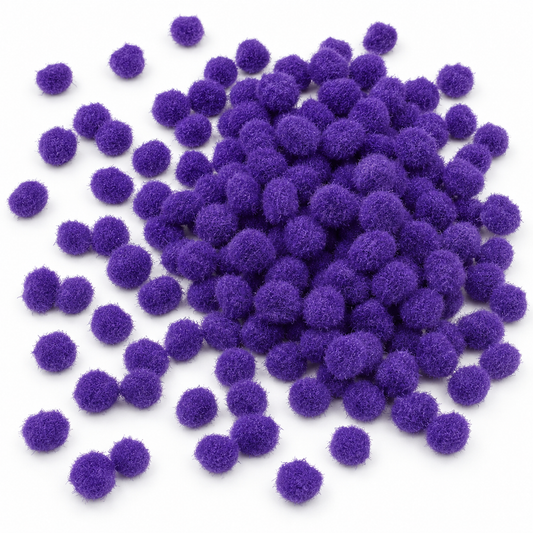 Purple Pom Poms