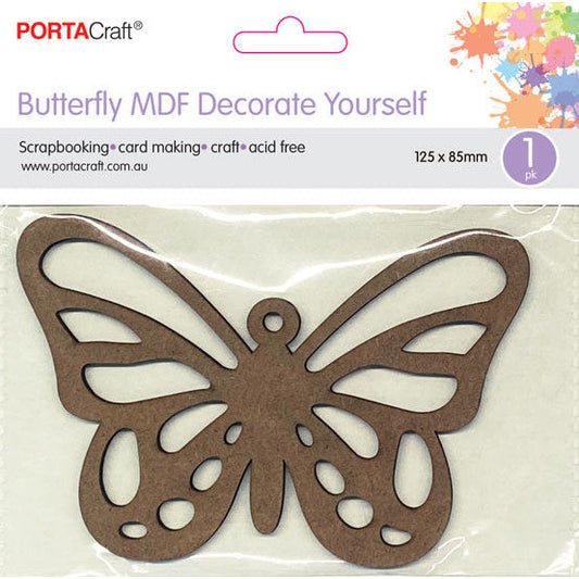 Laser Cut Butterfly 125x85mm 1pk
