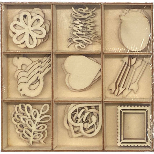 Laser Cut Tray Garden Love 36pk