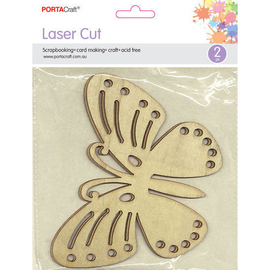 Laser Cut Butterfly 145x110mm 2pk