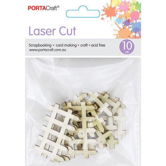 Laser Cut Fences 50x35mm 10pk