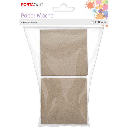 Paper Mache Box  8x8x5.5cm 2pk