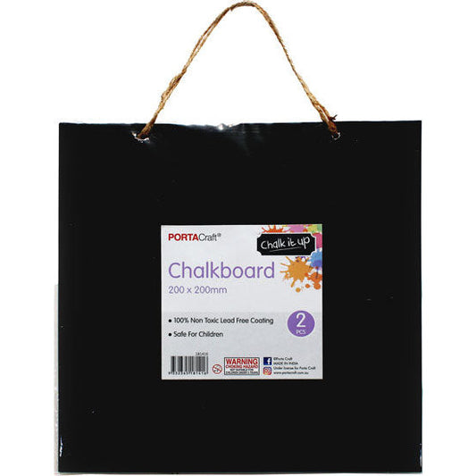 Hanging Chalkboard Square 200x200mm MDF