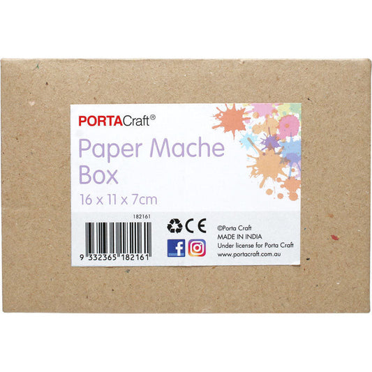 Paper Mache Box 16x11x7cm