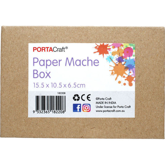 Paper Mache Box 15.5x10.5x6.5cm