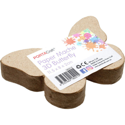 Paper Mache Butterfly 11.5x8x2cm