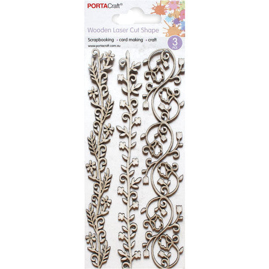 Laser Cut CB Vines 164mm 3pk