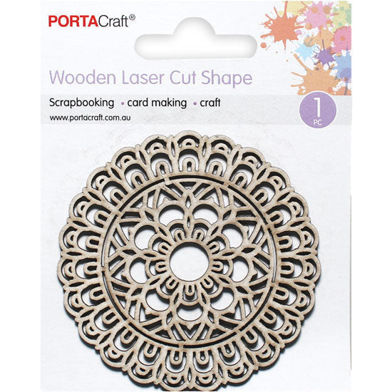 Laser Cut CB Blooming Circle 77x77mm 1pk