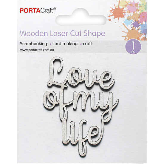 Laser Cut CB Love Of My Life 52x70mm 1pk
