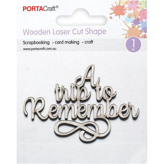 Laser Cut  CB A Trip To Remember 83x55mm 1pk