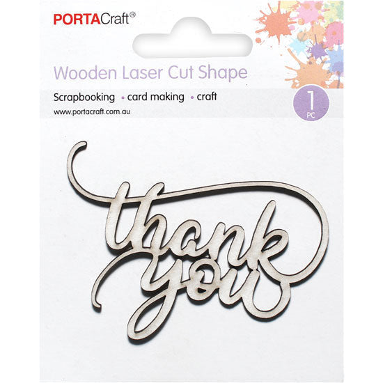 Laser Cut CB Thank You 1pc
