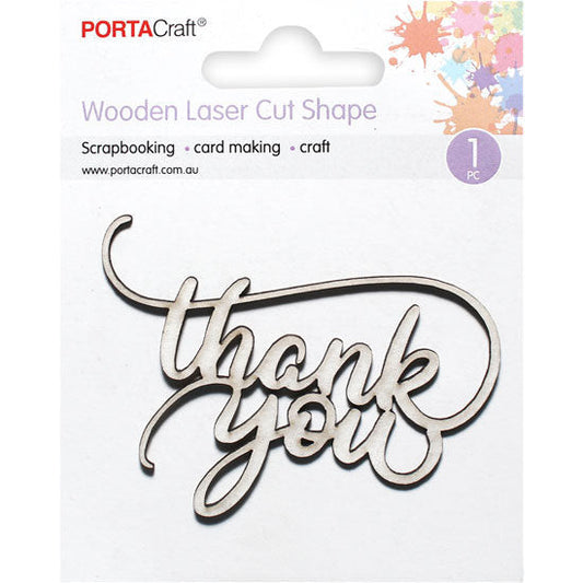 Laser Cut  CB Thank You 1pc