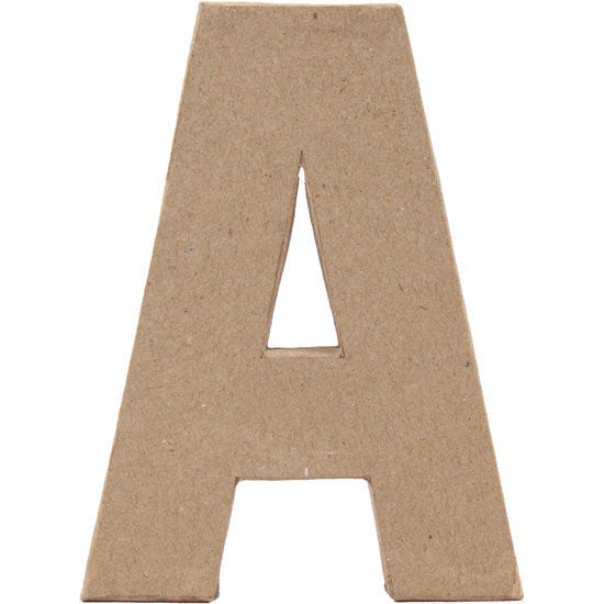Paper Mache Large Alphabet A - 14.5x19.5cm