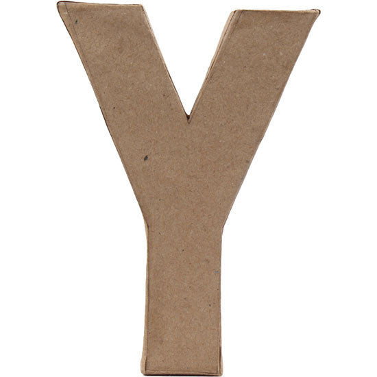 Paper Mache Large Alphabet Y - 14x19.5cm