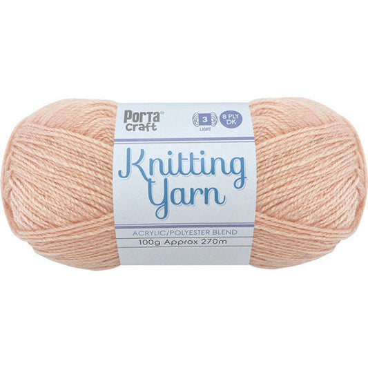 Knitting Yarn 100g 270m 8ply - Solid Pink Sorbet