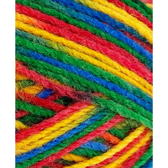 Porta Craft Knitting Yarn 100g 270m 8ply - Multicolour Primary