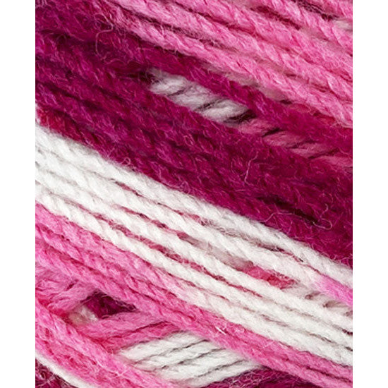 Porta Craft Knitting Yarn 100g 270m 8ply - Multicolour Very Berry