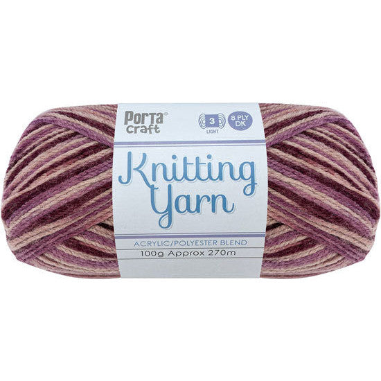 Knitting Yarn 100g 270m 8ply - Multi Zombie