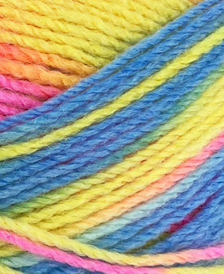 Knitting Yarn 100g 270m 8ply - Multi Bubblegum
