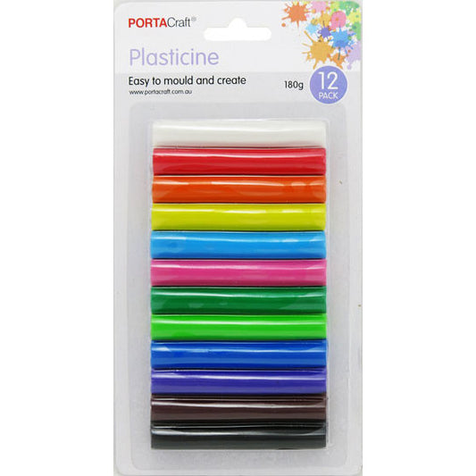 Modelling Clay 180g 12 Colours