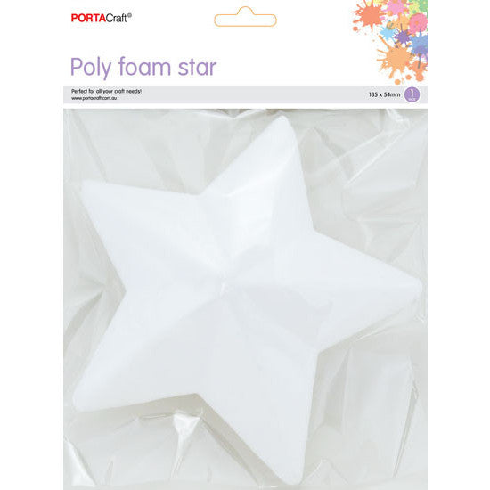 Polystyrene Star 185x54mm